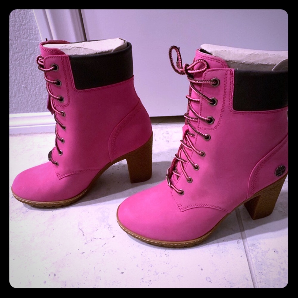 Super Cute Brand New Pink Timberlands
